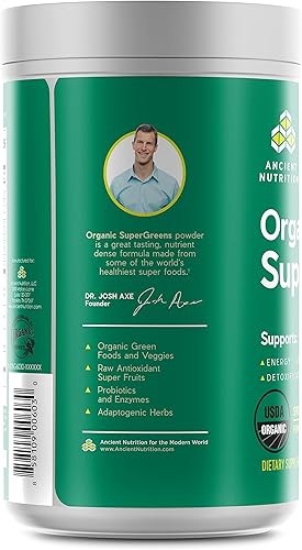 Miniatura 7 de Polvo orgánico SuperGreens de la marca Axe Organicspor el Dr. Axe