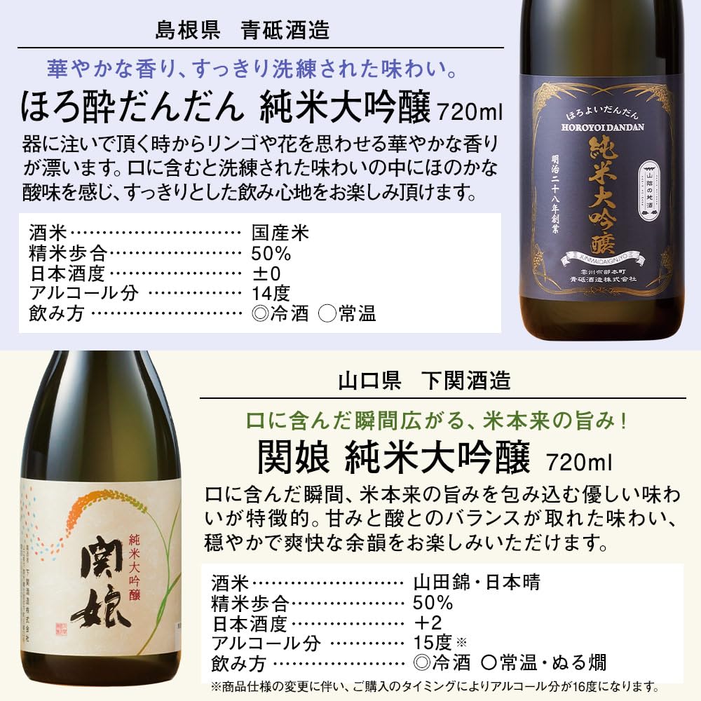 Amazon.co.jp: ベルーナグルメ 日本酒 飲み比べセット 第2弾