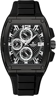 Naviforce 8050 - Quartz movement for reliable timekeeping, Mineral glass dial window for scratch resistance- For Men -Black