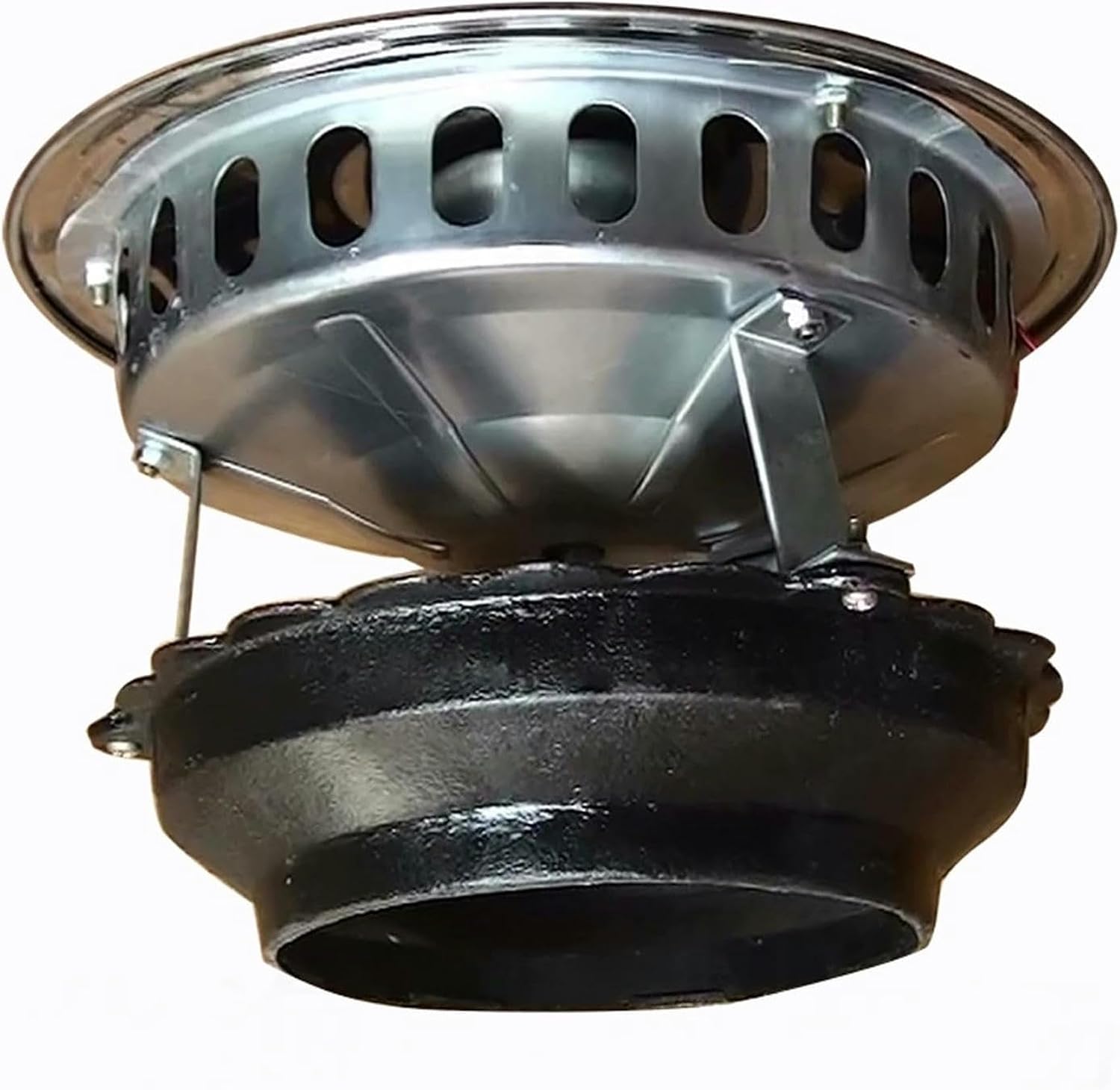 Chimney Smoke Evacuator, Roof Chimney Induced Draft Smoke Evacuator Inducer Fans, Stainless Steel Fireplace Chimney Fan 50W 70W 80W,80W,14CM