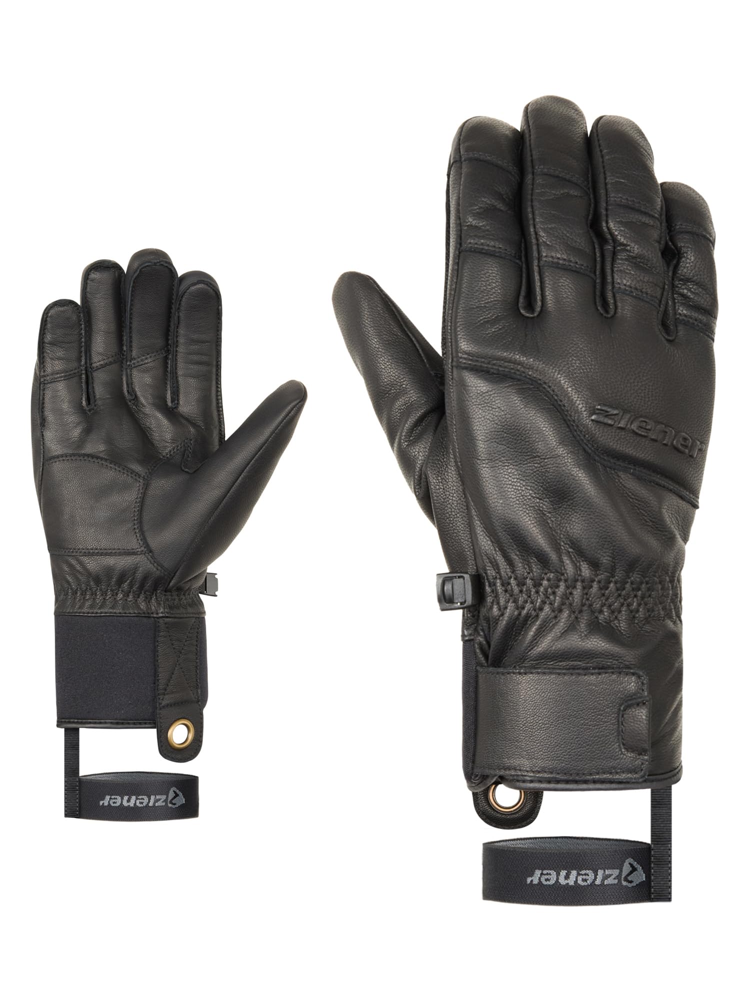 Ziener Herren GISMON-Z Ski-Handschuhe/Wintersport | Primaloft Leder Touch