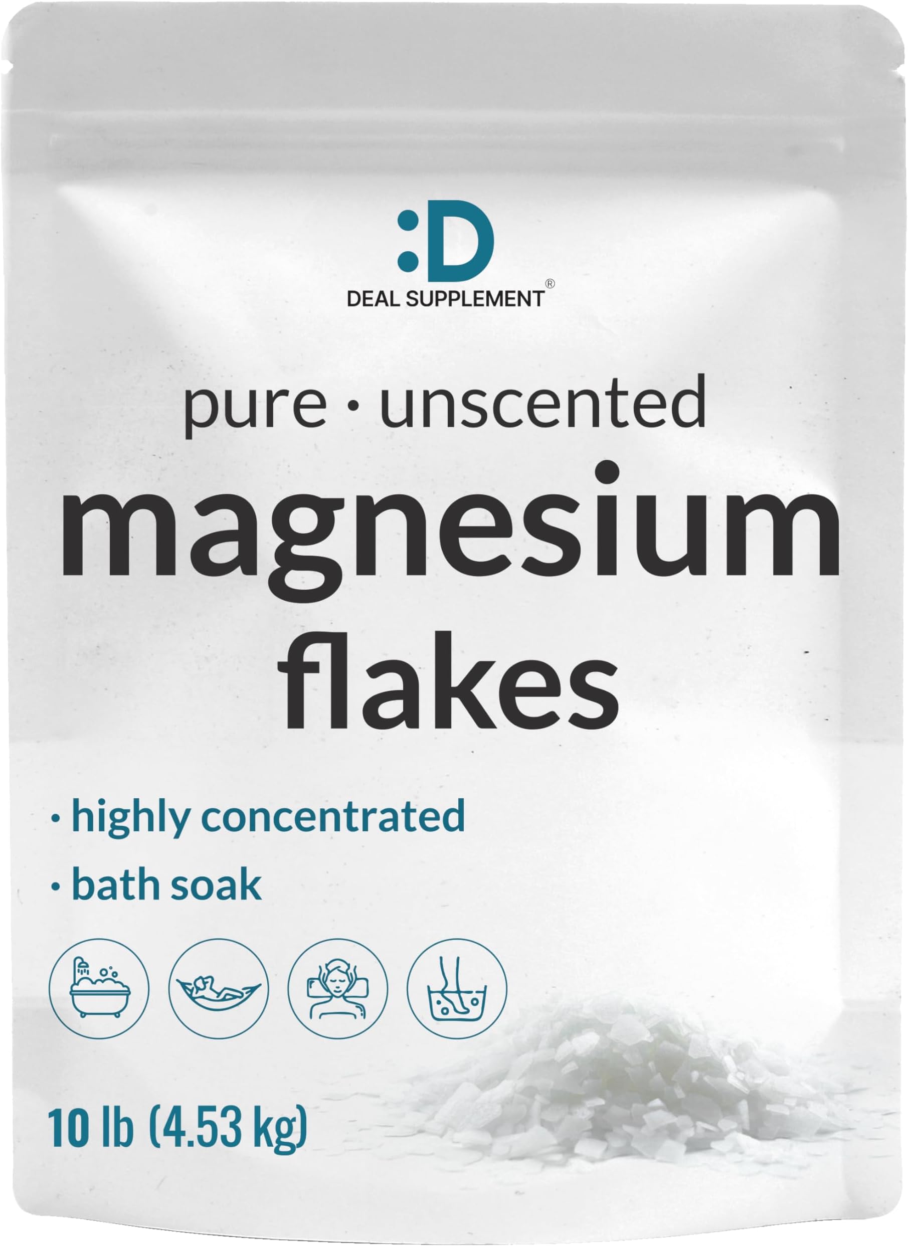 Where Can I Buy Magnesium Flakes Amazon.com: Unscented Magnesium Flakes, 10lbs – Pure Magnesium Chloride
