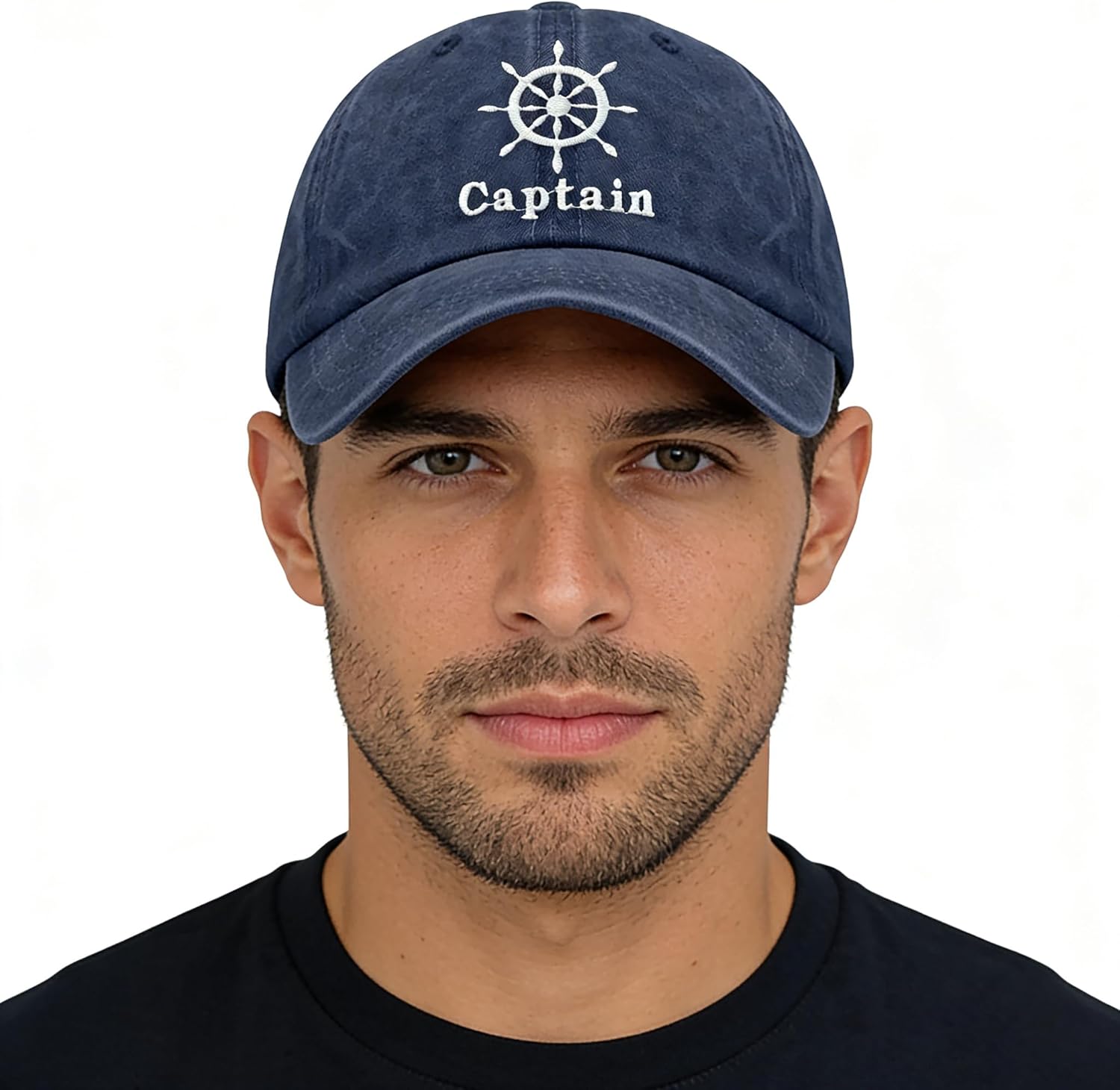 Captain First Mate Crew Hats for Men Women, Boat Lovers Gift, Adjustable Boating Baseball Cap - Image 2