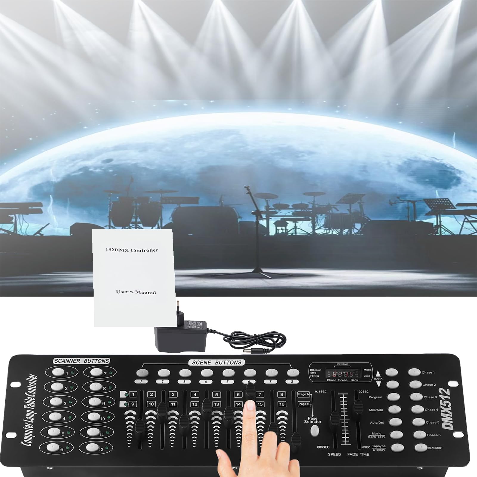 Contrôleur de lumière de scène 512 pour l'animation de soirées