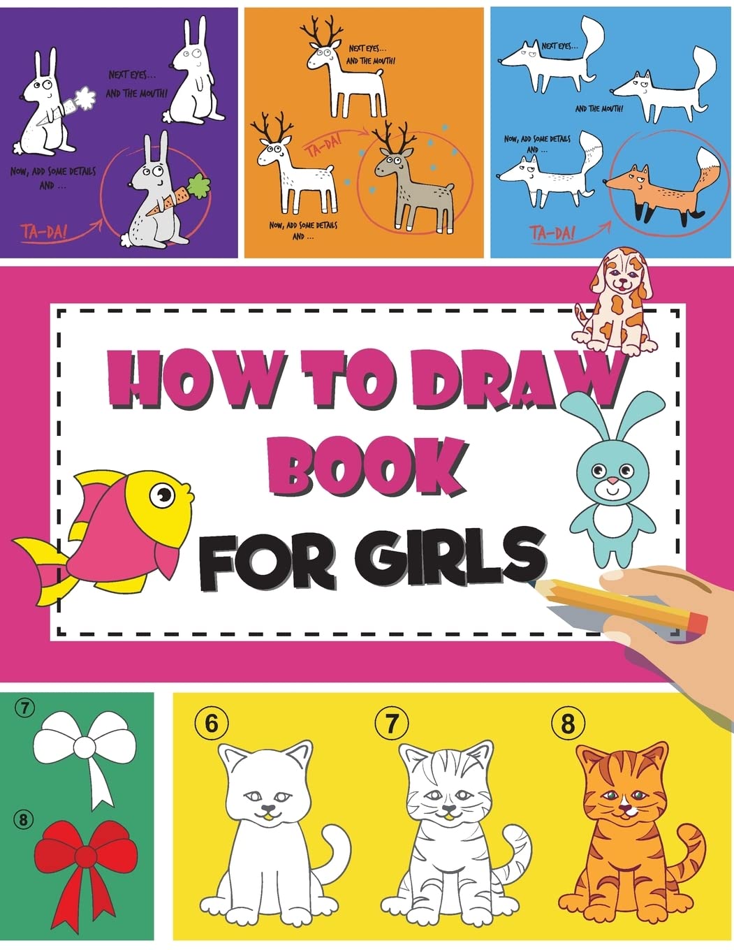How to Draw Book For Girls: How To Draw Books For Kids Easy Step By ...