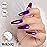 YTD Likomey Color Changing Gel Nail Polish,15ml Purple To Dark Wine Red Mood Temperature Change Colors Fall Winter Thermal Ombre Salon Quality Manicure UV Nail Varnish,HEMA Free TPO Free,WB502