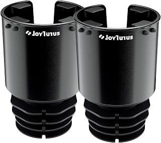 JOYTUTUS Cup Holder Expander for Car, 2 Pack Car Cup Holder Expander Compatible with YETI, Hydro Flask, Large Car Cup Holders Hold 18-40 oz Bottles and Mugs, Universal Car Cup Holder Adapter