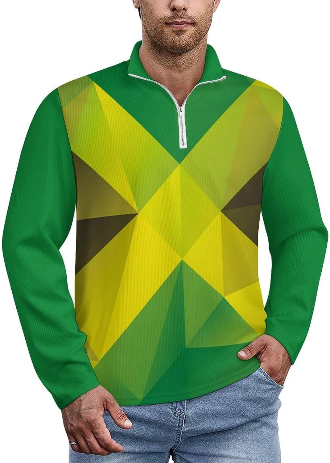 Mens El Salvador Flag Zipper Neck Pullover Sweater Long Sleeve Pretty Athletic Sweaters Classic Sweatshirt