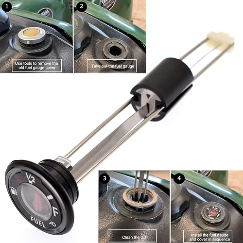 Miniatura 5 de Medidor de tapa de gas combustible para 220250300400 KLF220KLF250KLF300KLF400 Prairie 300400 KVF300KVF400 (OEM# 52005-1121 52005-0) 735 5 2005-1086)