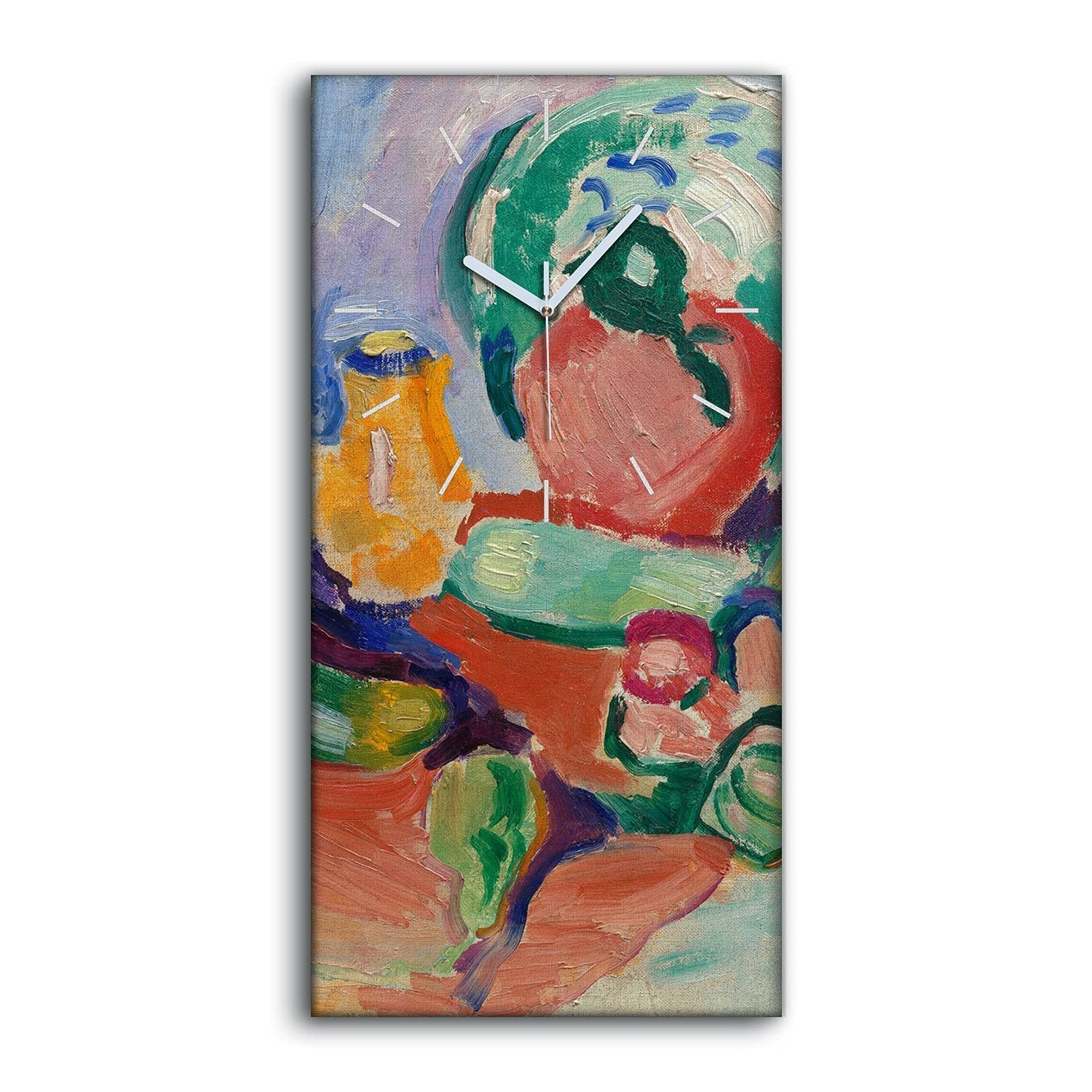 Art Moderne Horloge Toile 30x60cm Qualité Salon Chambre