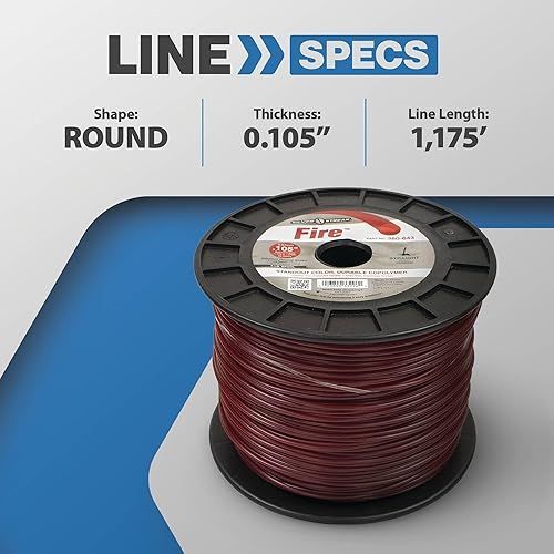 Miniatura 3 de Stens Línea de recortadora de rayas plateadas 380-643 de 1,175 pies por 0,105 pulgadas