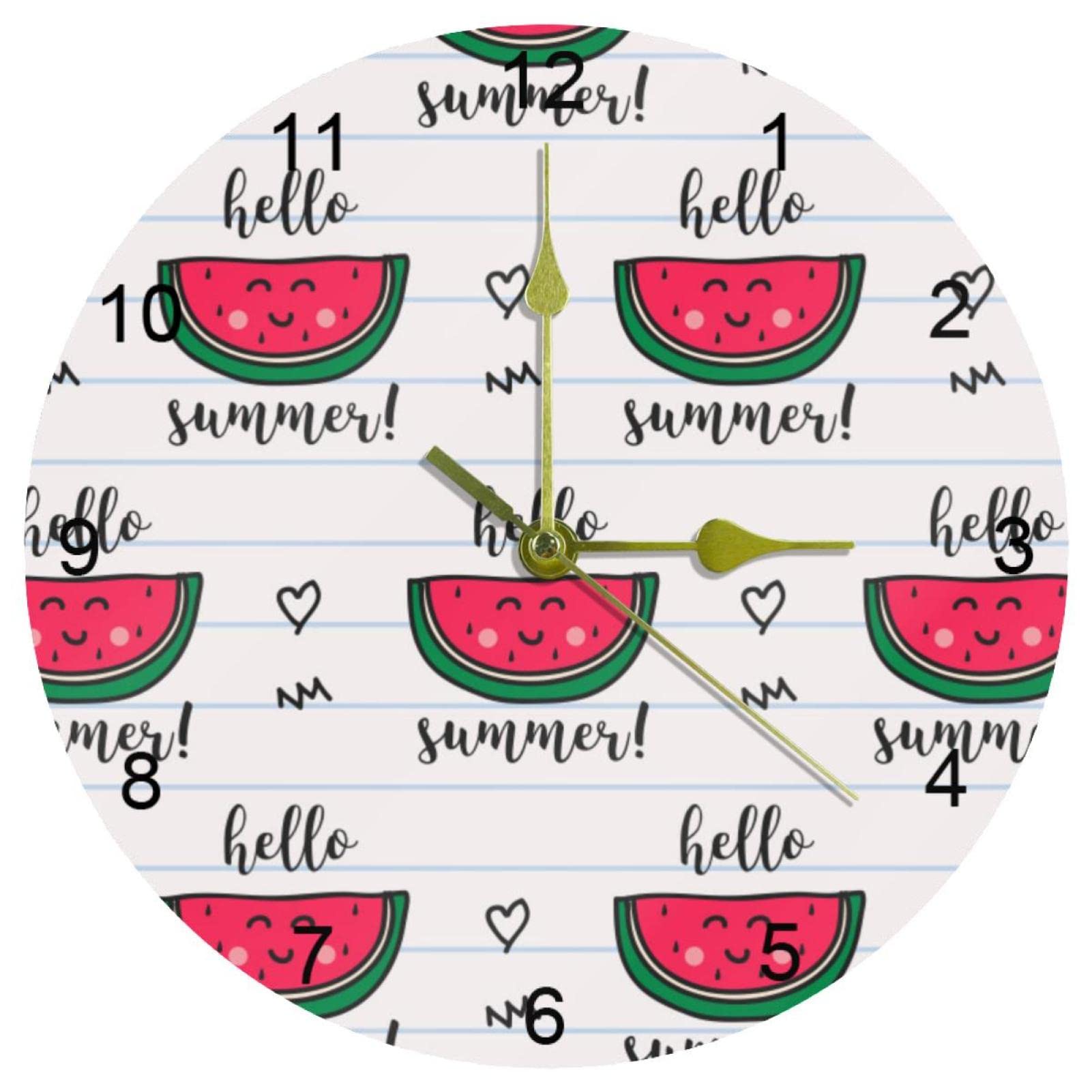 Horloge murale pour cuisine et décoration intérieure de la maison