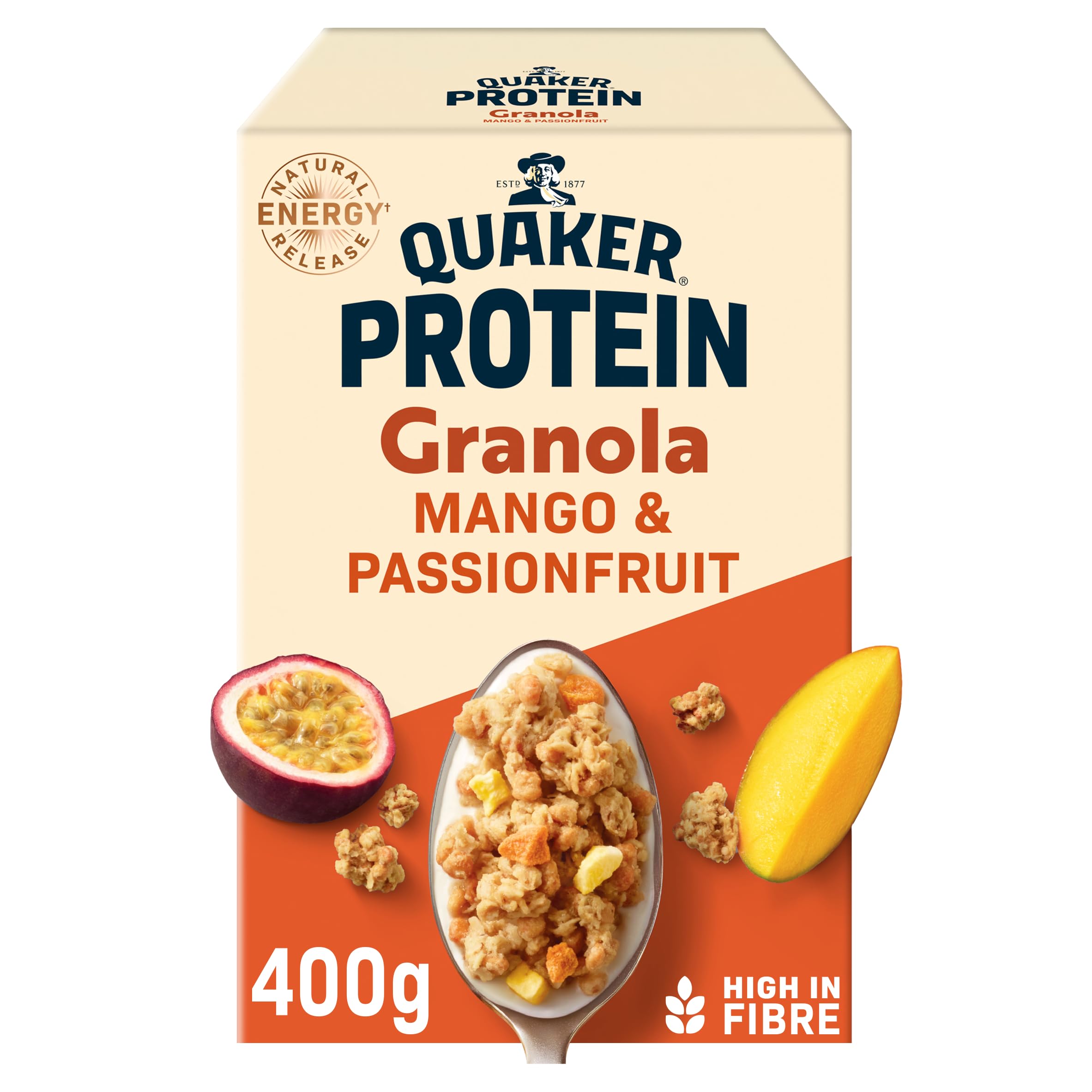 Quaker Protein Granola Mango & Passionfruit 400g