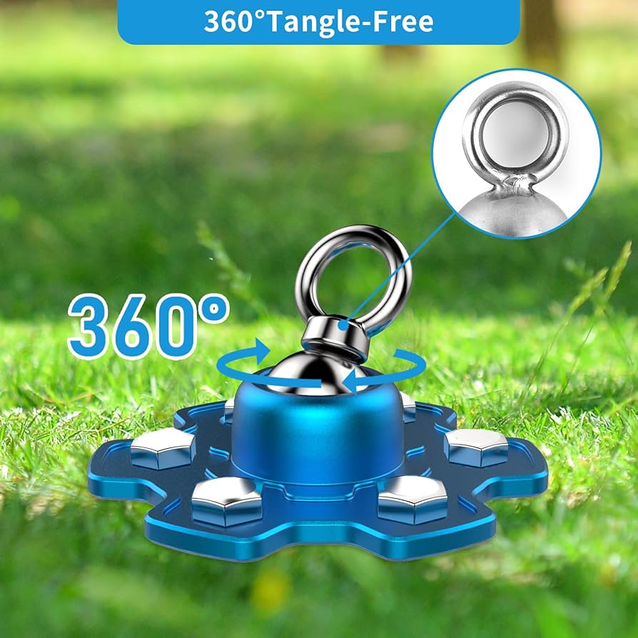 360 Swivel Dog Tie Out Cable And Stake - Heavy Dog Yard Stake Rust Proof Dog Tether Holds 1000Lbs Of Pull Force - 30ft Dog Runner Cable For Yard Camping Outdoor Dog