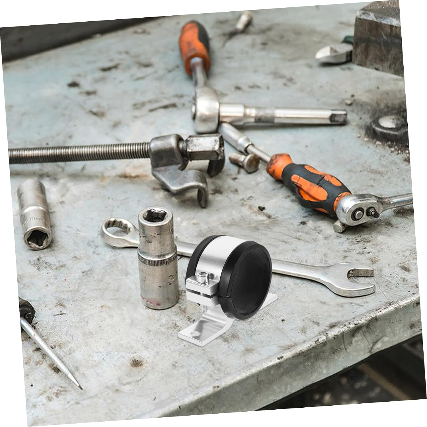 Pump Bracket Clamp Quick Release Fuel Pump Holder for Car Modification Racing Fastener Mounting Bracket Secure and Stable Installation for DIY Enthusiasts