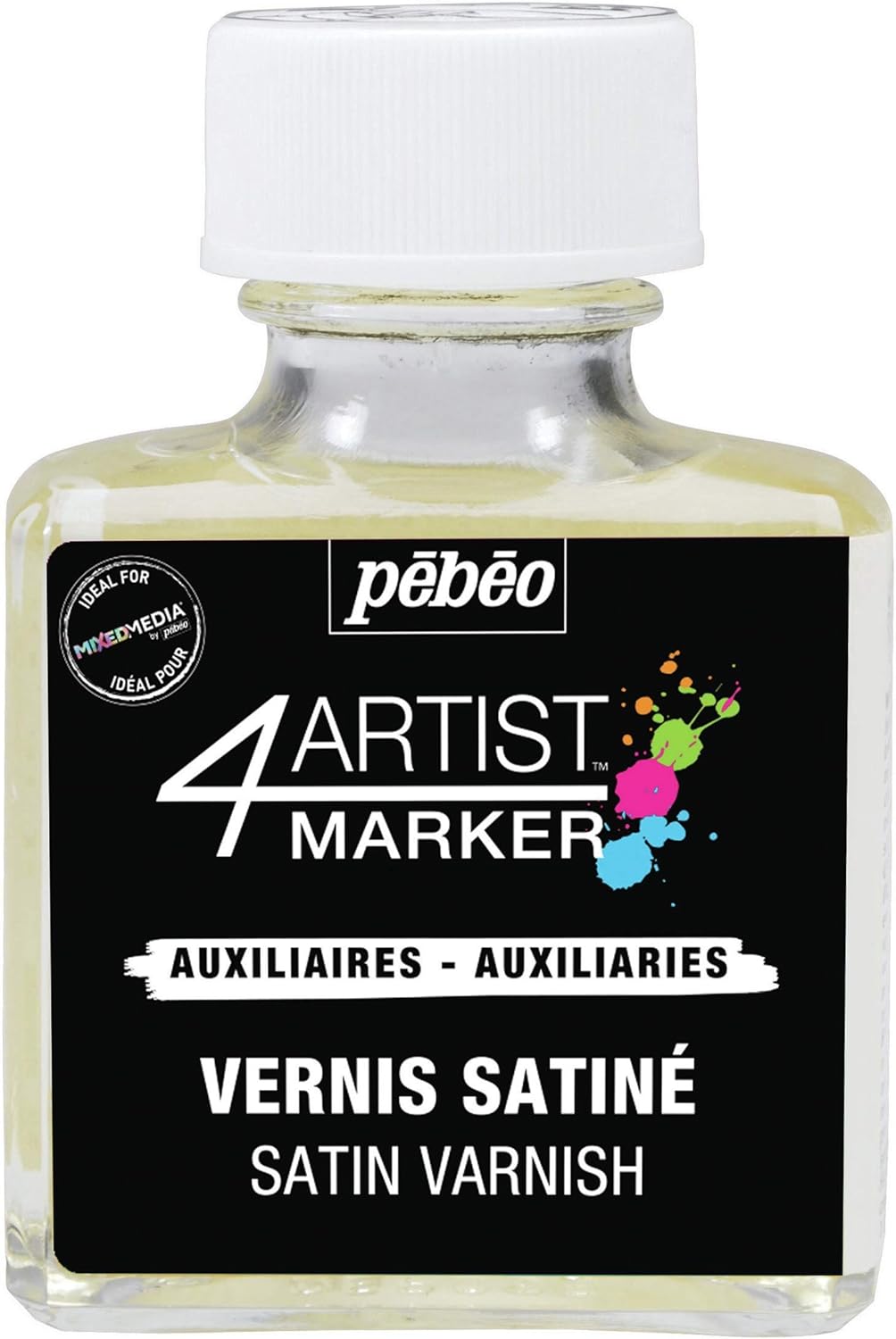 Pebeo 4Artist Marker, Satin Varnish,75 ml Bottle