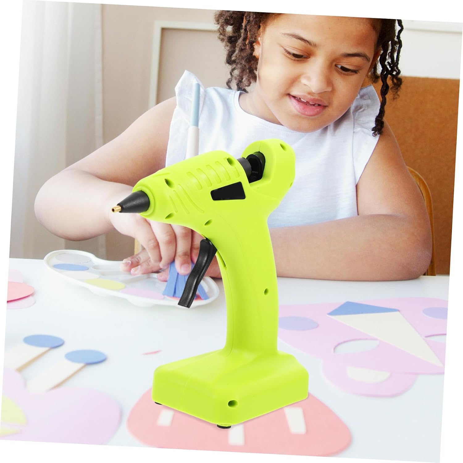 Multi-use Hot Melt Glue Sprayer Glue for Crafts Cordless Trigger Easy to Use Suitable for Paper Fabric
