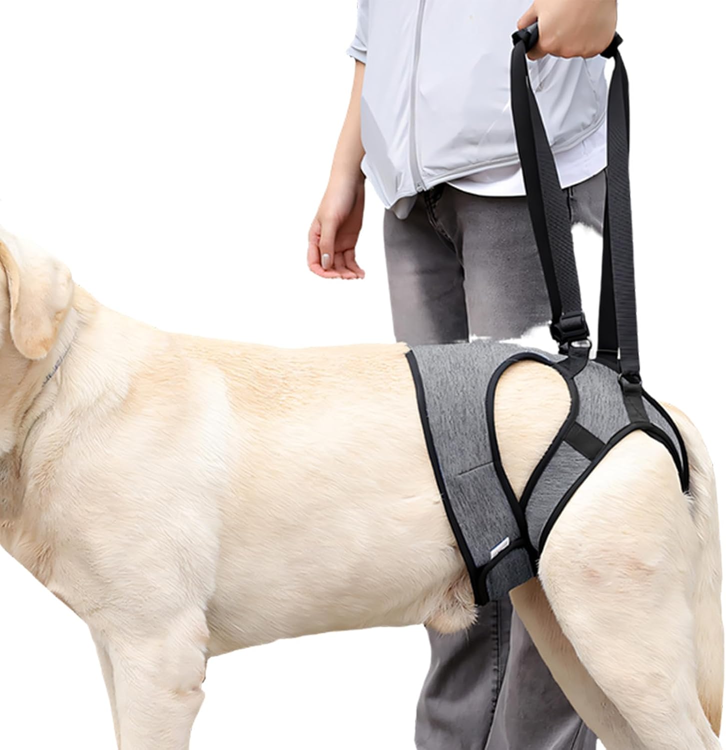 Dog Lift Harness, Rear Support Harness for Dogs, Dog Sling for Large Dogs Hind Leg Support, Dog Back Leg Support Help ’em Up Harness for Senior or Injures Dogs