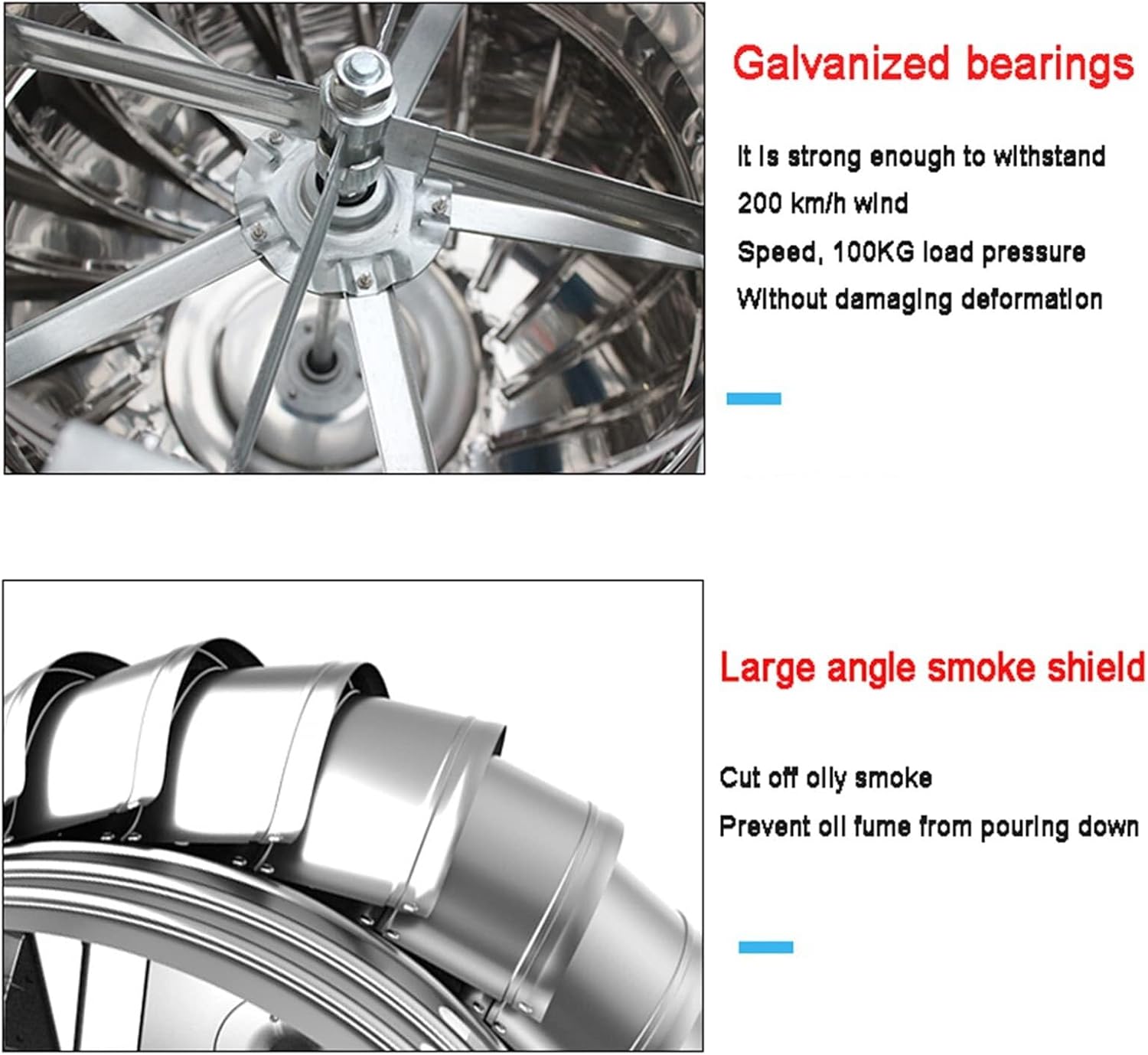 Fireplace Chimney Caps Rotating Chimney Cowl Cap, Chimney Spinner Cowl, Ventilation Chimney Cowl,Stainless Steel Spinning Ventilation Chimney Cowl Steel Rotating Chimney Cowl Cap Spinner