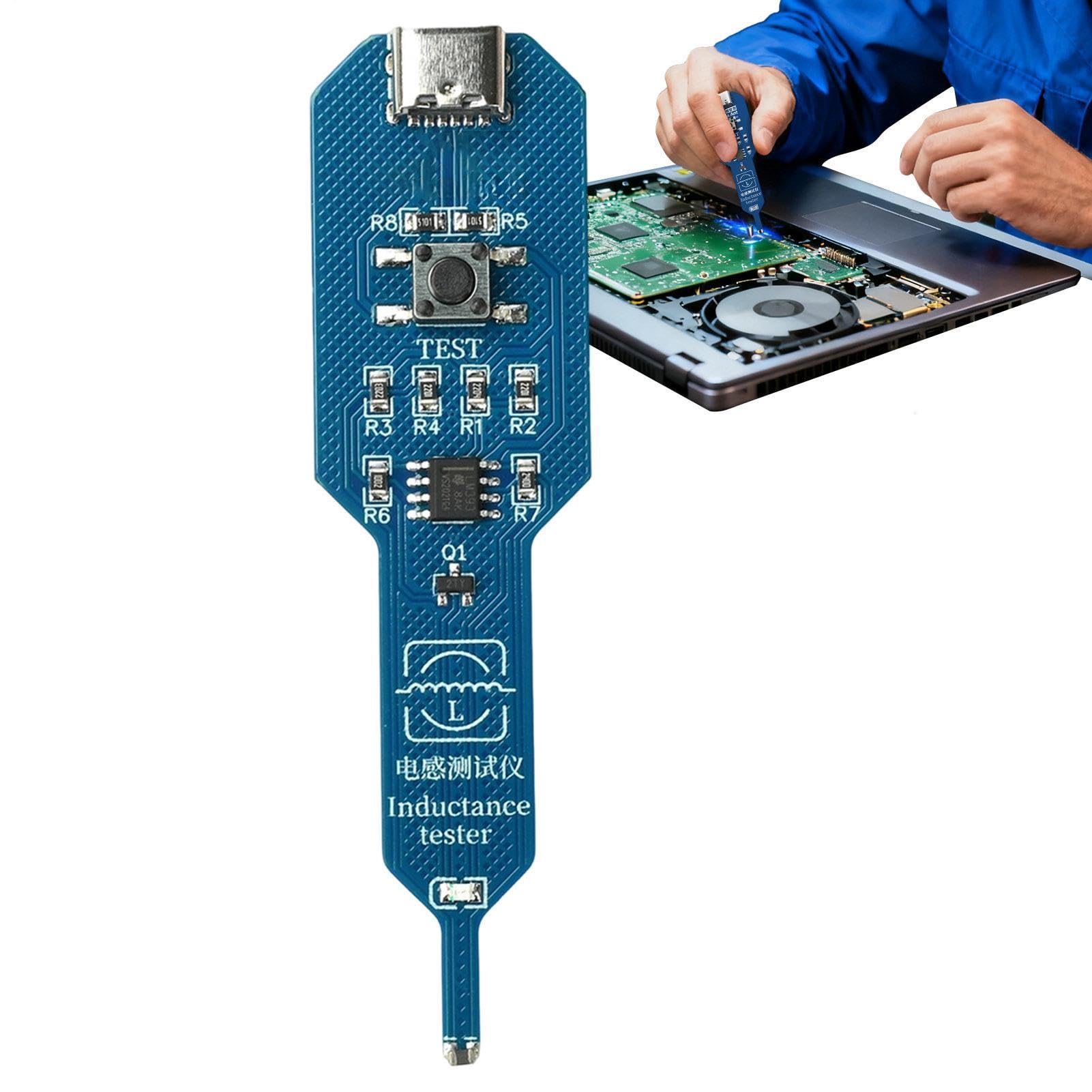 Tester Componenti | Preciso Controllo Rapido Portatile,Dispositivo di Test per Elettricista Rilevatore di Induttanza | Per Officina Casa Riparazione Telefoni Principianti Professionali