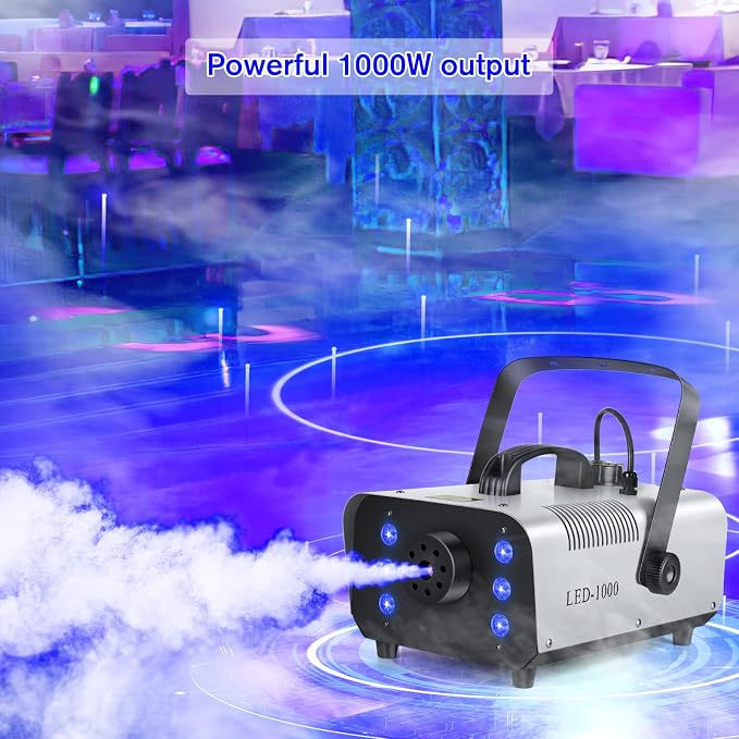 Máquina de Humo 1000W con Control Remoto Inalámbrico y DMX512 miniatura 5