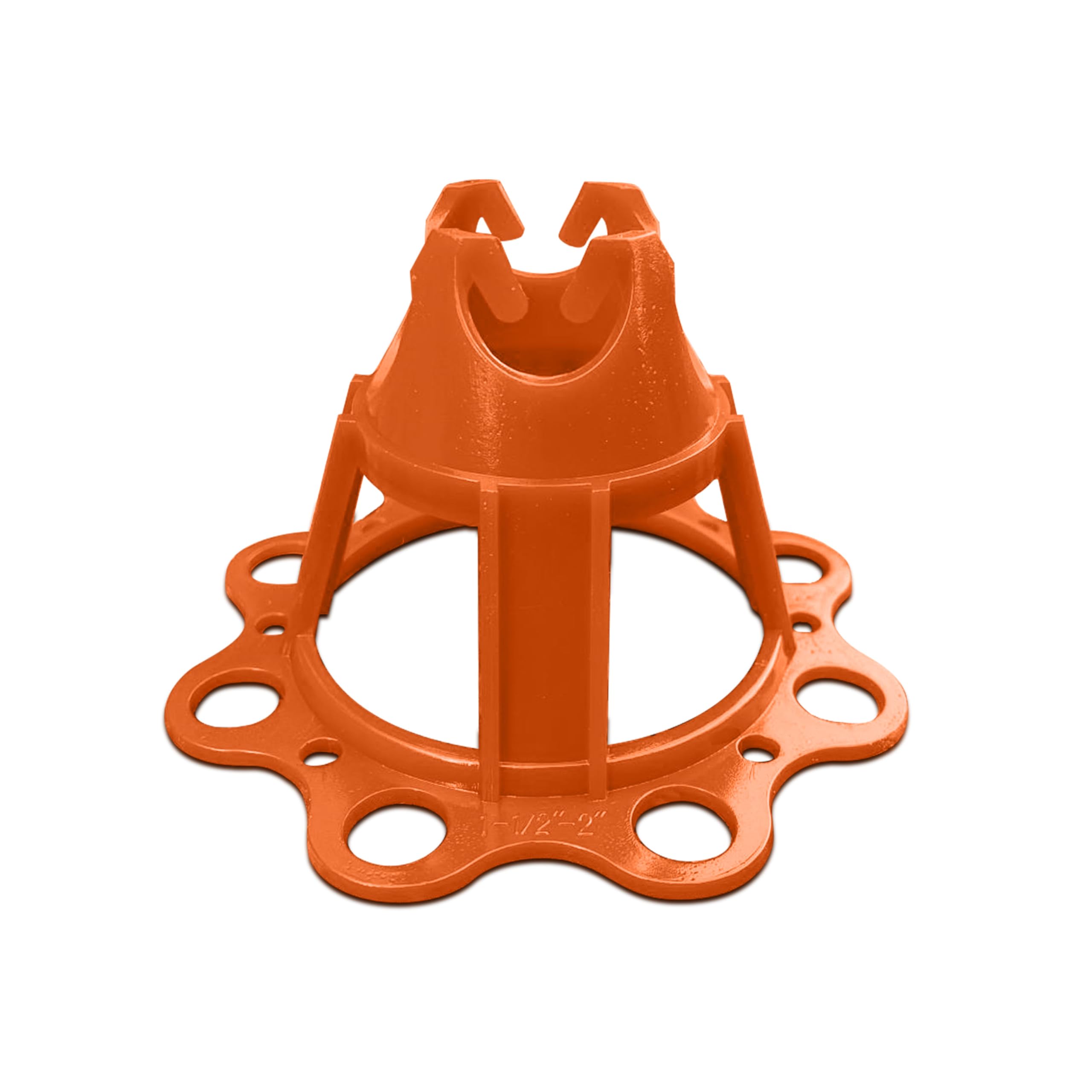 Plastic Rebar Chairs for Concrete – 1.5" or 2" Elevation – #3 to #5 Reinforcement Bar – Supports 2 Bars – Heavy Duty Snap-Lock Design – Sandbaggy (800