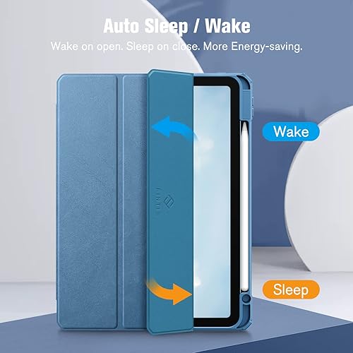 Miniatura 276 de Fintie Funda híbrida delgada para iPad Air de 11 pulgadas M3 (2025) / M2 (2024), iPad Air 5ª (2022) / 4ª generación (2020) de 10.9 pulgadas, funda a