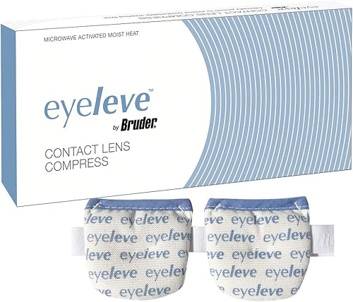 Miniatura 2 de Compresión para lentes de contacto Eyeleve | Mejora el tiempo de uso cómodo de la lente | La compresa de calor húmedo alivia la sequedad y la