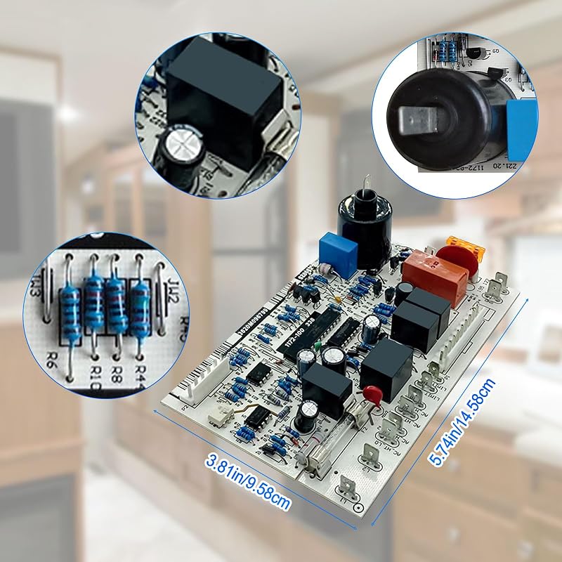 628661 Refrigerator Power Circuit Board, Fit for Norcold N410 N412 N510 N512 N611 N621 N621F N623 N624 N641 N641F N643 N811 N821 N821F N821V N822 N822F N823 N824 N841 N841V