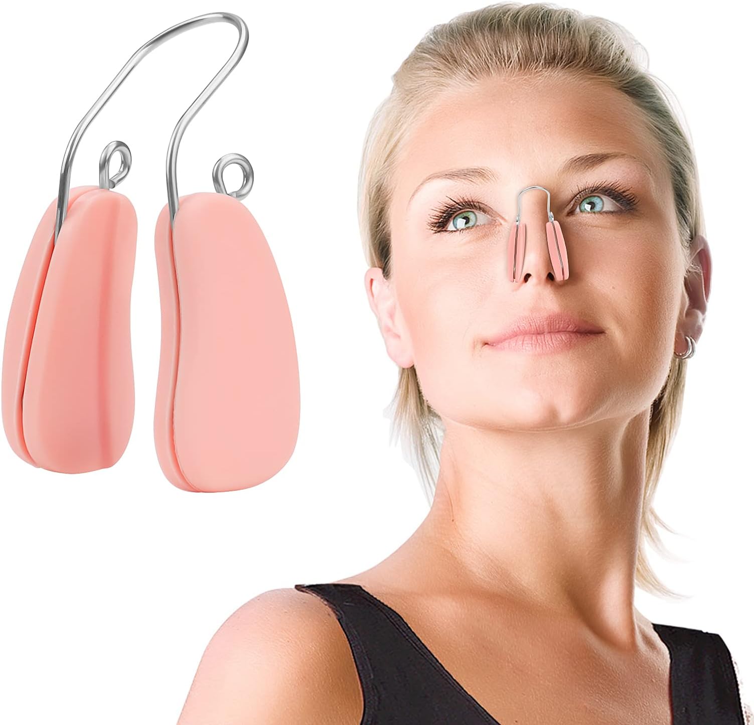 FERNIDA Nose Shaper for Women Nose Slimmer Clip Soft Silicone Pain-Free Nose Lifting Reshape Straightener