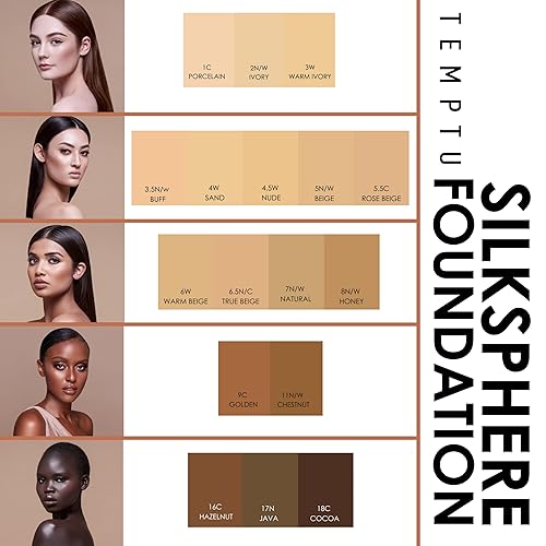 Miniatura 5 de TEMPTU SilkSphere Airbrush Foundation Airpod Long-Lasting Makeup Medium to Full Coverage  4-In-1 Formula Foundation Primer Concealer  Corrector