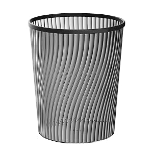 Small Trash Can 2 Gallon Durable Plastic Easy to Clean Round Small Waste Basket Trash Bin Garbage Bin