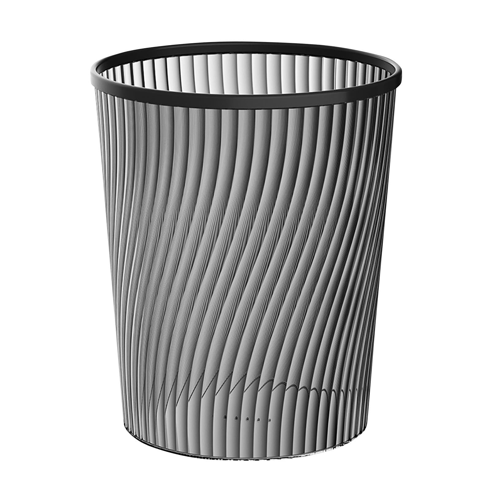Trash Can Dorm 2 Gallon Round Durable Easy to Clean Plastic Waste Basket Trash Bin Garbage Bin Slim