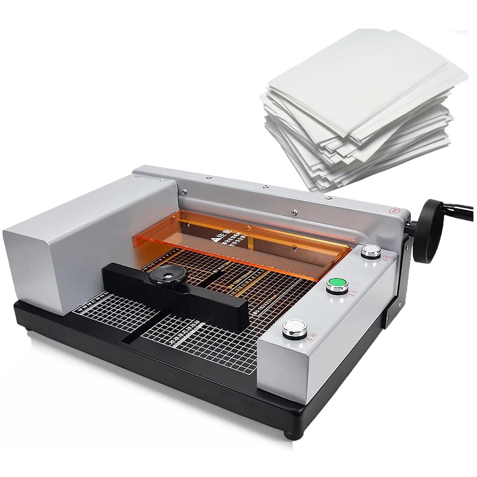 Taglierina per carta completamente automatica per documenti A4, libri e biglietti da visita, macchina da taglio per risparmiare lavoro
