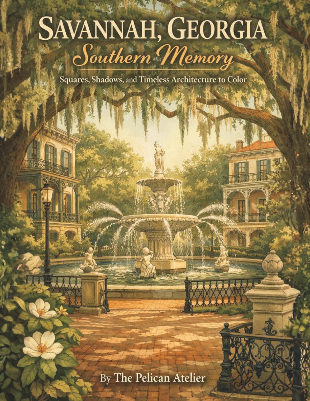 Savannah, Georgia Coloring Book: Southern Memory: Squares, Shadows, and Timeless Architecture for Relaxation and Stress Relief (THE AMERICA 250 ... Color. The American Story in Every Format.)
