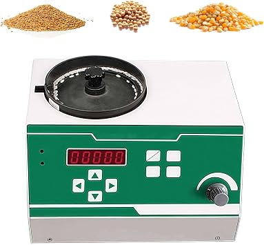 Automatic Seed Counter Counting Machine, Microcomputer Counting Instrument, Adjustable Speed, LED Display, Count Capacity 199999