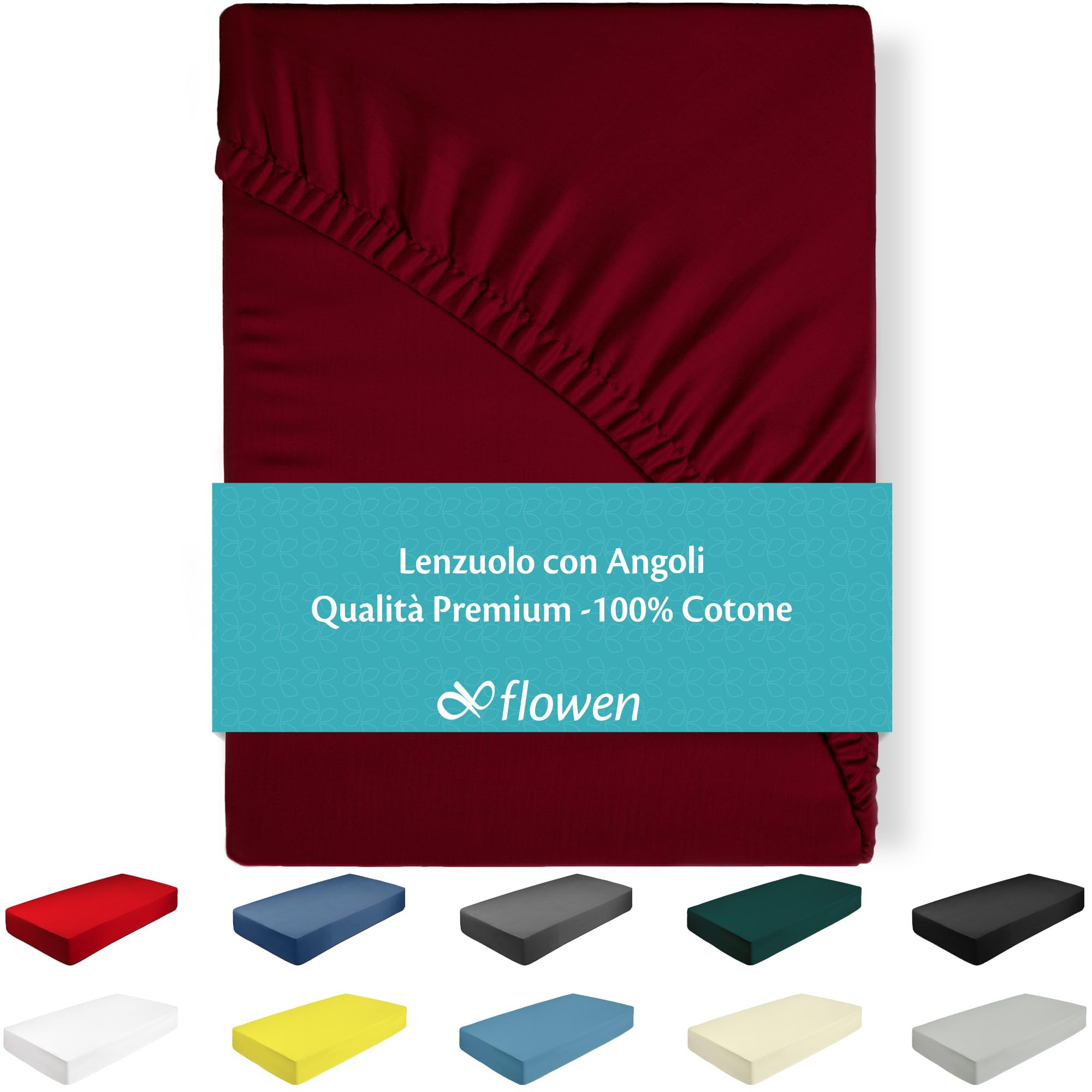 Lenzuolo Con Angoli Singolo 90x200 Cm - Cotone 150g/m², Fino A 25 Cm Spessore | Celeste, Certificato OEKO-TEX - Foto 6