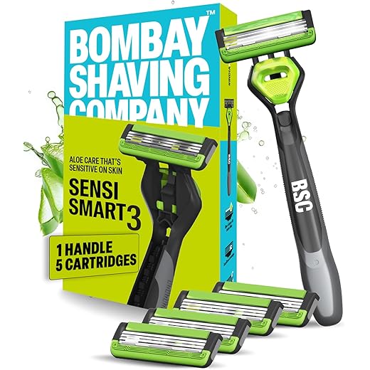 Bombay Shaving Company Sensi Smart 3 Razor Pack of 4