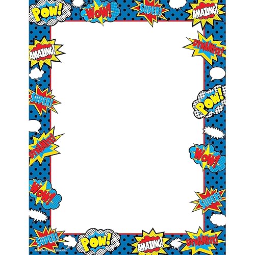 Teacher Created Resources Superhero Computer Paper (5629)