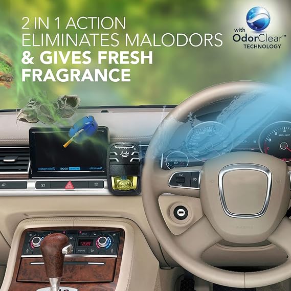 Ambi Pur Aqua Car Air Freshener Starter Kit (7.5 ml)