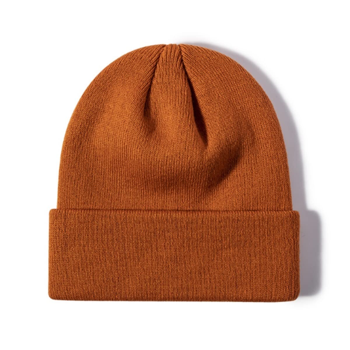 Gorro de Lana de Invierno Suave, elástico, Grueso, Bonito, de Punto, para el frío, térmico, para Mujer (Talla única)