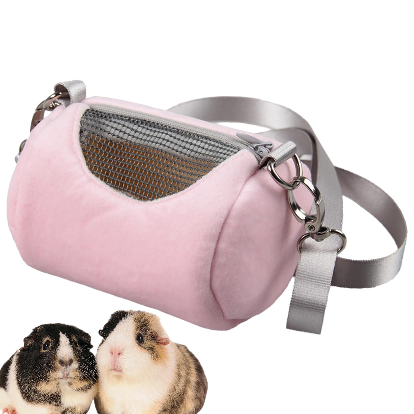 Sac de transport pour cochon d'Inde - mobile avec flou doux et respirant - Kit de voyage pour animal sortant - Convient pour rongeurs, reptiles, ami - Sac de transit