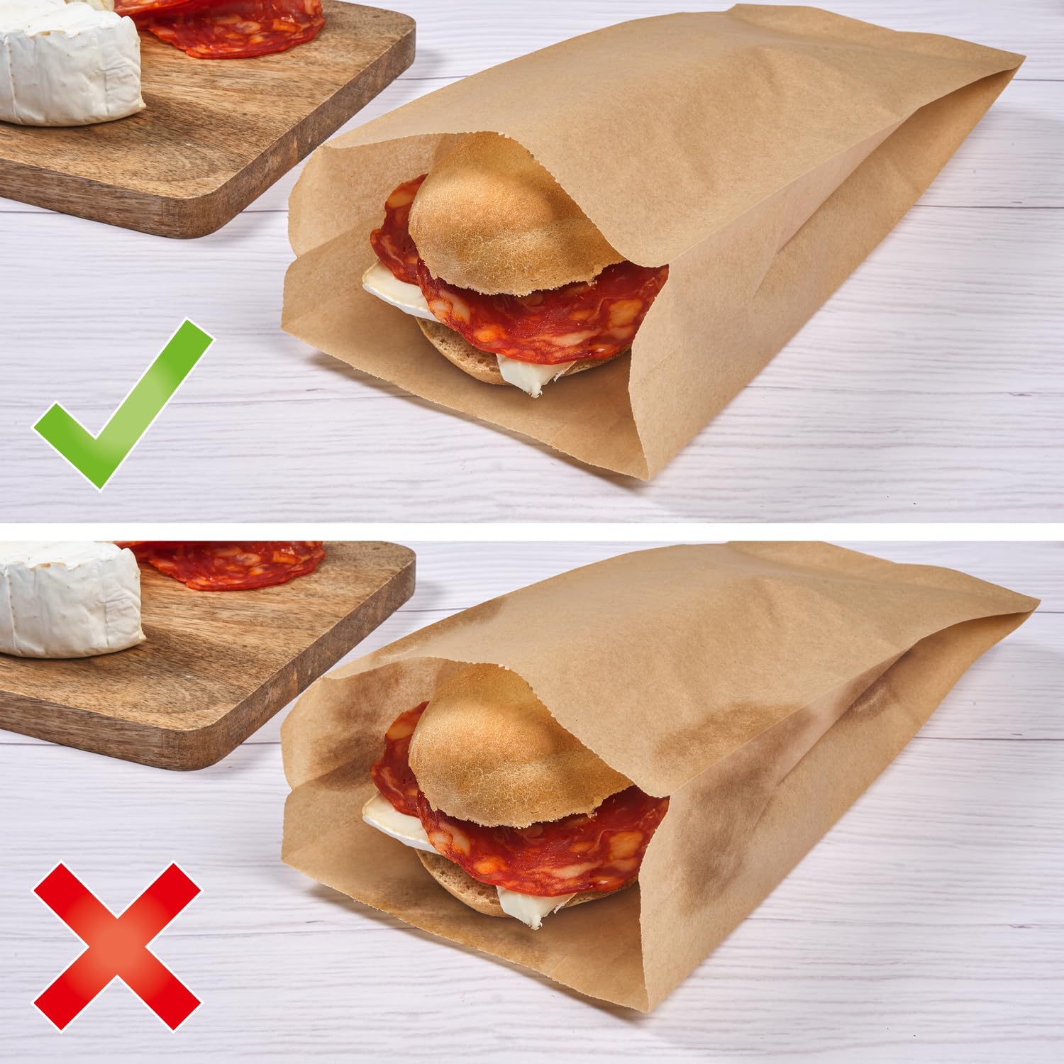 Papieren snackzakken | Goedkope verpakkingen | Boxes in Stock