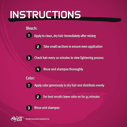 Miniatura 70 de Splat Rebellious Colors Kit para colorear el cabello, Berry Blast