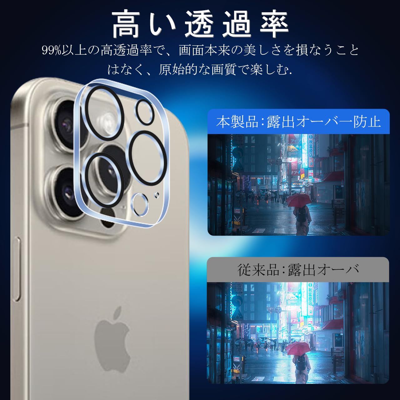 Amazon | JCJCLY 対応 iPhone 16 Pro ガラスフィルム 6.3インチ【2枚 