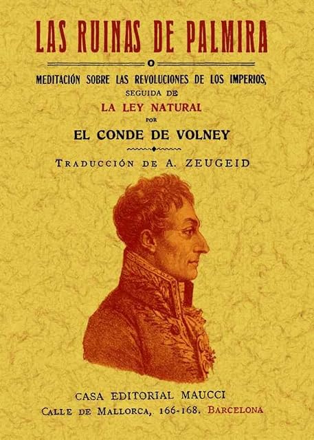 Portada de Las Ruinas de Palmira o Meditacion sobre las Revoluciones de los Imper