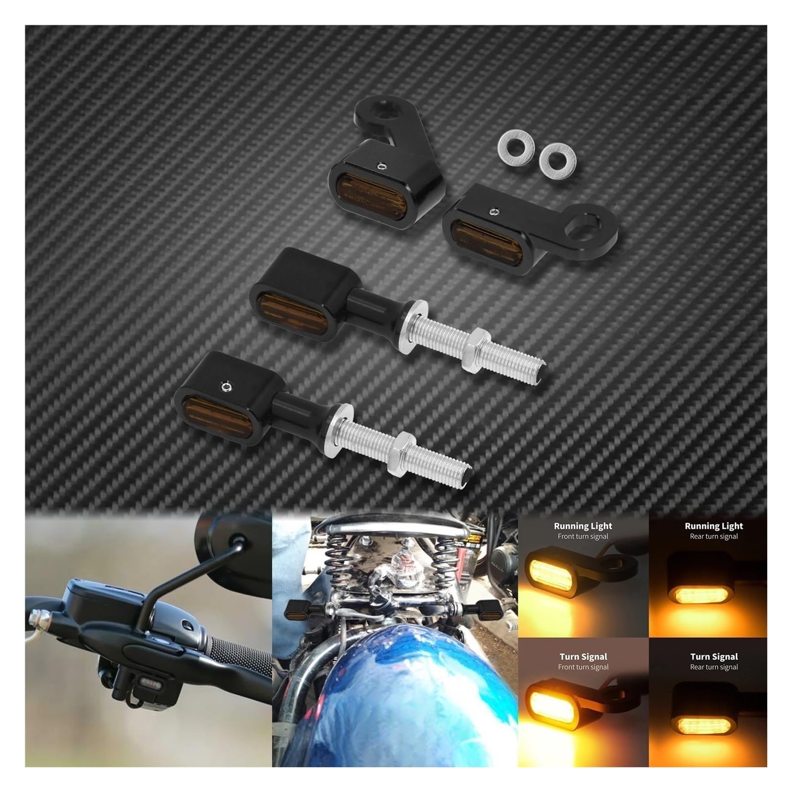 intermitentes led Para Motocicleta, Luz De Marcha Para