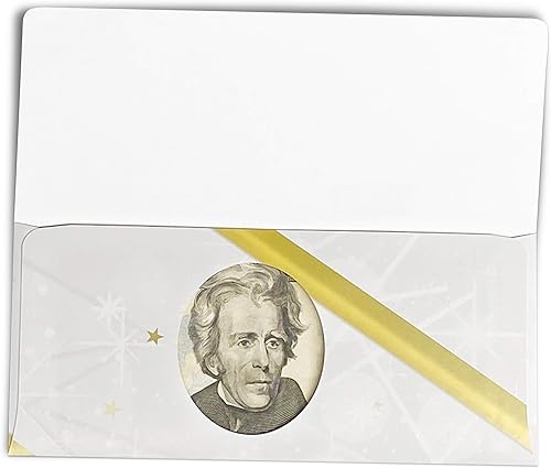 Miniatura 6 de 100 sobres Guardian Money Enoses con diseño de lazo dorado para bodas, cumpleaños o graduaciones