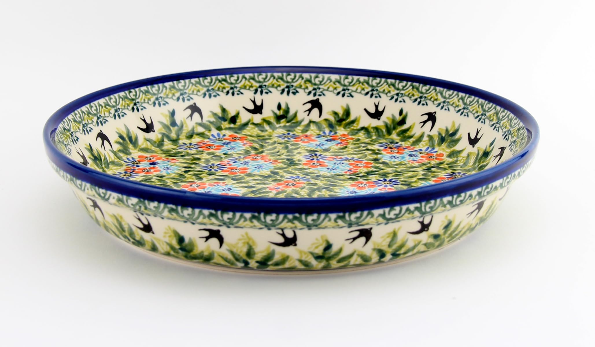 Polish Pottery Dish Pie Plate 10