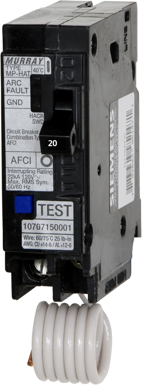 Murray MP120AF 20-Amp 1 Pole 120-Volt Arc Fault Circuit Interrupter